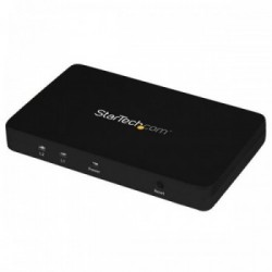 StarTech.com Sdoppiatore Splitter HDMI 4k 30hz 1x2 porte con custodia in alluminio