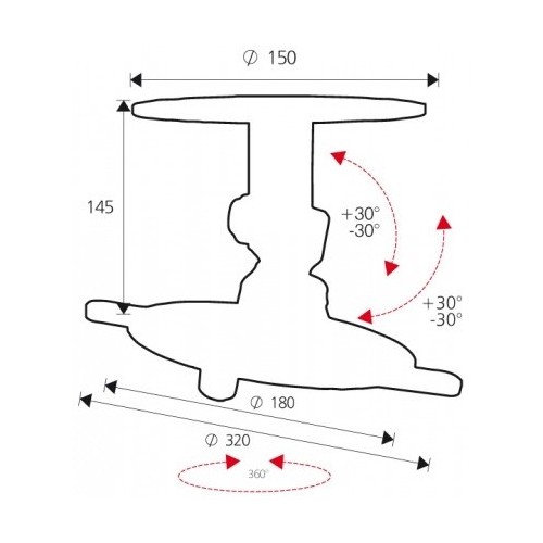 ITB AMOM06080 supporto per proiettore Soffitto...