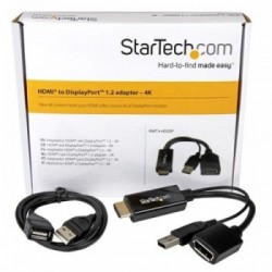 StarTech.com Adattatore / Convertitore HDMI a DP alimentato via USB - Ultra HD 4K