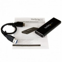 StarTech.com Box Alloggio USB 3.0 esterno per SSD SATA M.2 - Convertitore NGFF di unità SSD con UASP