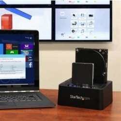 StarTech.com Dock Duplicatore autonomo USB 3.1 (10Gbps) per SATA SSD/HDD da 2,5" & 3,5" - Duplicatore fast-speed 28GB/min