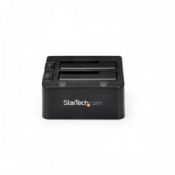 StarTech.com Docking Station USB 3.0 per doppio Hard Disk SSD / SATA da 2.5" / 3.5" con UASP