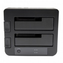 StarTech.com Docking Station USB 3.0 per doppio Hard Disk SATA / eSATA SSD da 2,5"/3,5" con UASP