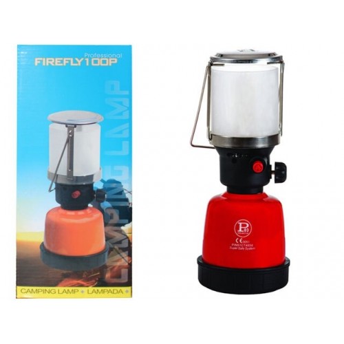 Lampada campeggio Firefly 100P Corpo in metallo 1,1 kw 82,5 gr/h