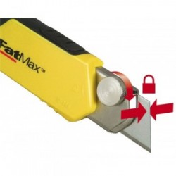 Stanley 0-10-486 Taglierino Nero, Giallo Taglierino a lama retrattile