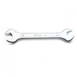 Chiave a forchetta doppia Acciaio cromato - UNI-ISO 10102 DIN 3110 - 55 mm 34-36