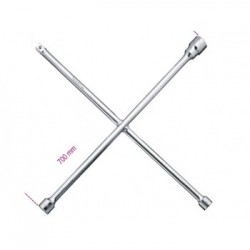 Chiave a croce per dadi ruote Acciaio cromato - UNI/ISO 6788 DIN 3119 - 982