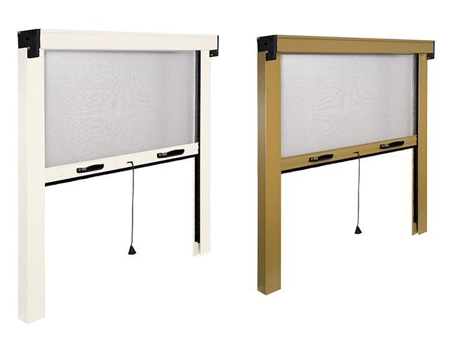 Zanzariera Standard Sottile avvolgibile per finestra Bianco 100 - 60 cm x 170 - 20 cm