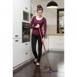 Vileda SuperMocio Revolution Sistema sistema a mocio e secchio Serbatoio singolo Nero, Rosso, Bianco