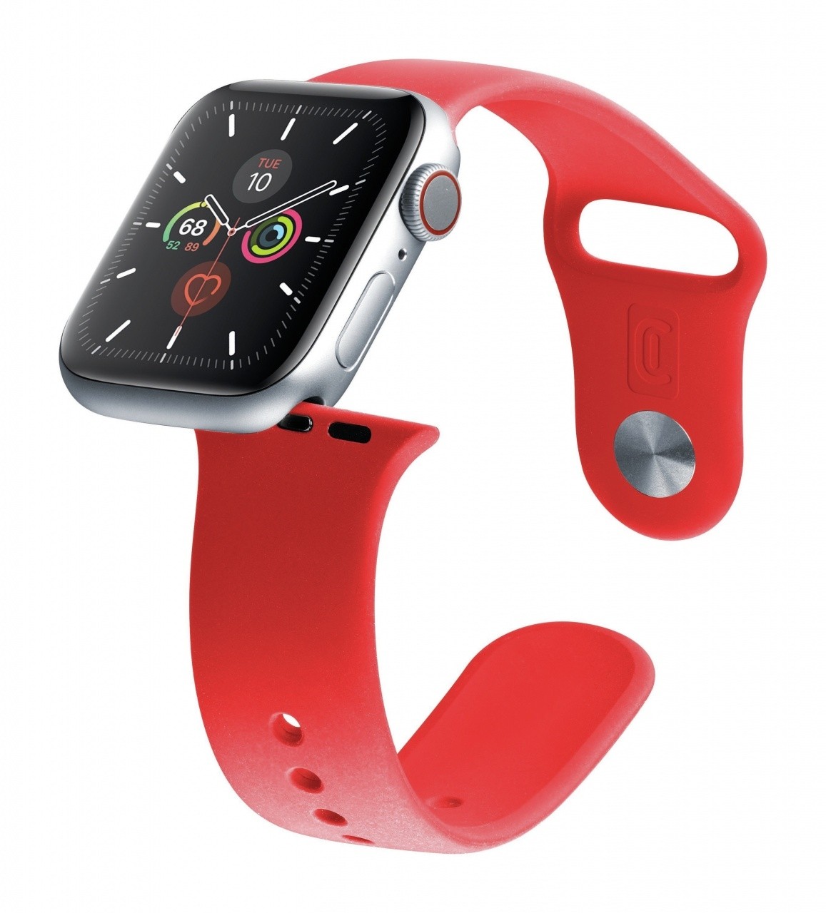 Cellularline Urban Band - Apple Watch 38/40 mm Cinturino in silicone per Apple Watch Rosso