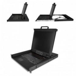 StarTech.com RKCONS1701 console a rack 43,2 cm (17") 1280 x 1024 Pixel Acciaio 1U