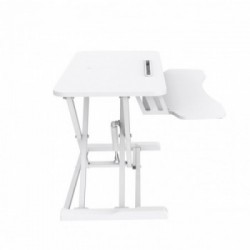 V7 Workstation desktop Essential in piedi/seduti DT2SSW - Bianco
