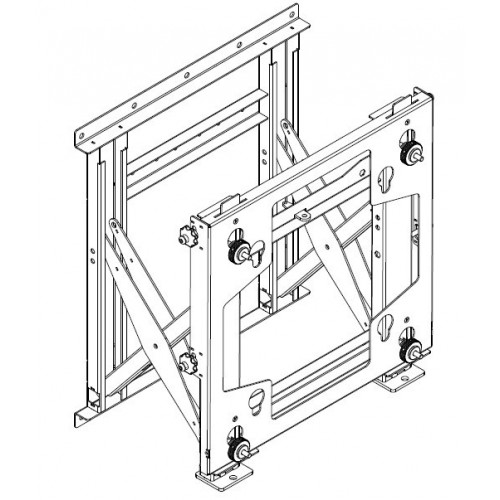 ITB PM5920 Supporto TV a parete 2,41 m (95") Nero