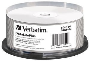 Verbatim DataLifePlus BD-R 50 GB 25 pezzo(i)