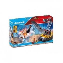 Playmobil Cable Excavator with Building Section