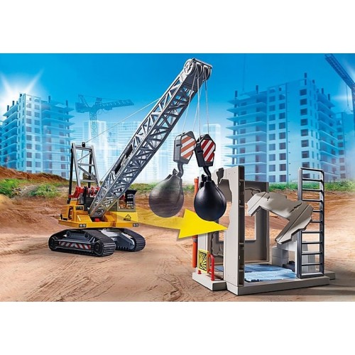 Playmobil Cable Excavator with Building Section