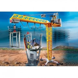 Playmobil City Life RC Crane with Building Section