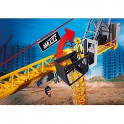 Playmobil City Life RC Crane with Building Section