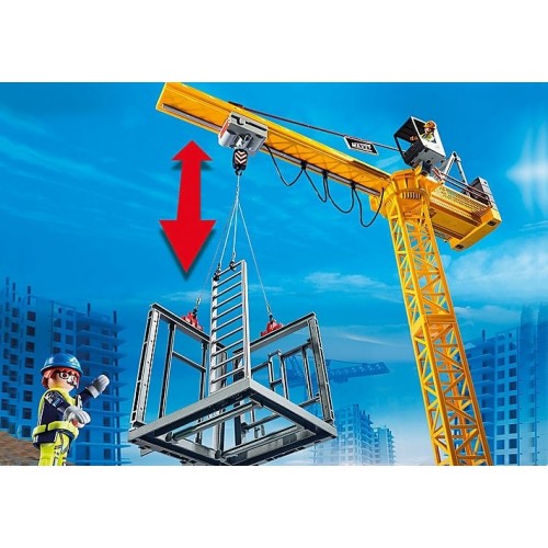 Playmobil City Life RC Crane with Building Section