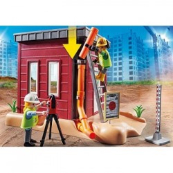 Playmobil Mini Excavator with Building Section