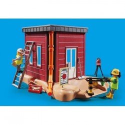 Playmobil Mini Excavator with Building Section