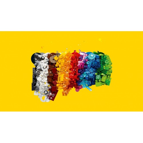 LEGO Classic Mattoncini trasparenti creativi -...