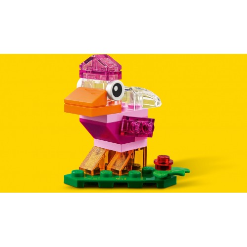 LEGO Classic Mattoncini trasparenti creativi -...
