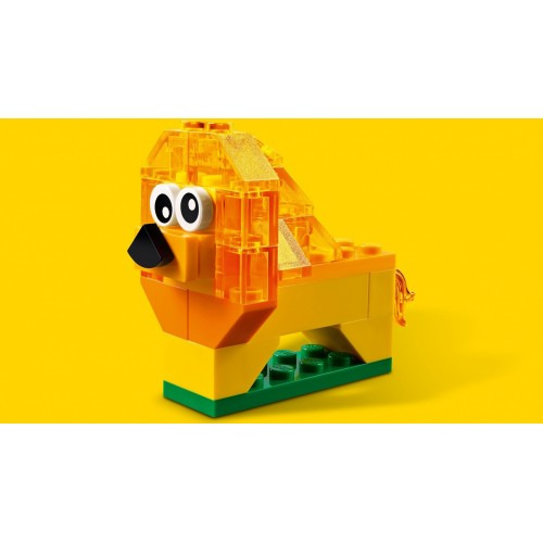 LEGO Classic Mattoncini trasparenti creativi -...