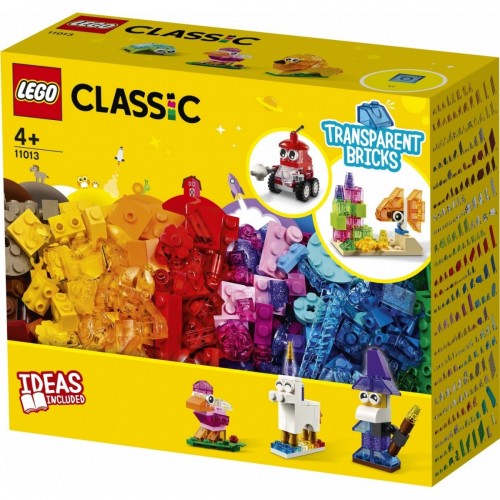 LEGO Classic Mattoncini trasparenti creativi -...