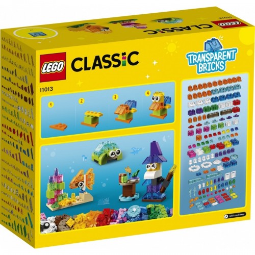 LEGO Classic Mattoncini trasparenti creativi -...
