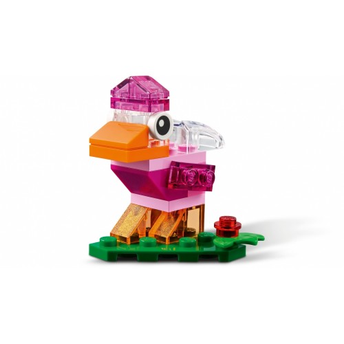 LEGO Classic Mattoncini trasparenti creativi -...