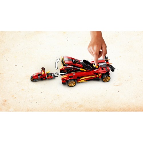 Lego Ninjago 71737 - Super-bolide Ninja X-1