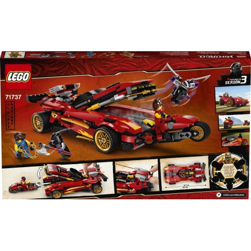 Lego Ninjago 71737 - Super-bolide Ninja X-1