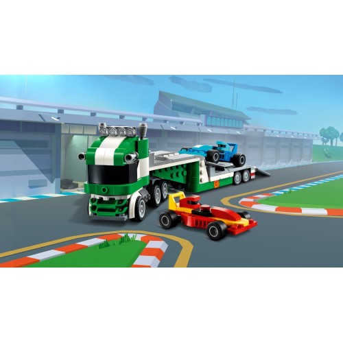 LEGO Creator Trasportatore di auto da corsa -...