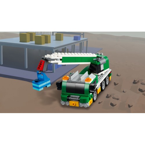 LEGO Creator Trasportatore di auto da corsa -...