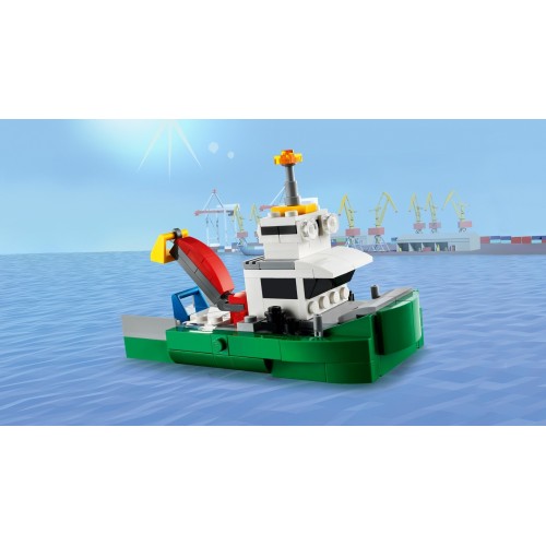 LEGO Creator Trasportatore di auto da corsa -...