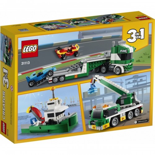 LEGO Creator Trasportatore di auto da corsa -...