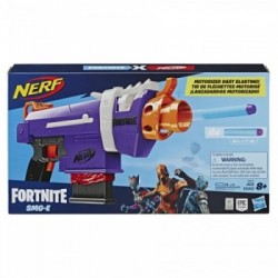 Hasbro Nerf Fortnite - SMG-E (Blaster motorizzato con clip di 6 dardi, include 6 dardi ufficiali Nerf Elite)