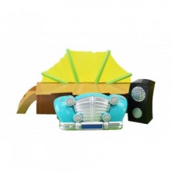 Smoby 44 Gatti, Playset Dlx palcoscenico con personaggio