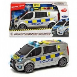 Simba Sos Ford Transit Police, Cm.28, Scala 1:18, Con Luci E Suoni, Try Me