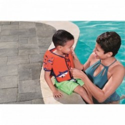 Bestway 32147 galleggiante da piscina e da spiaggia Blu, Arancione, Rosa, Bianco Immagine Gilet da nuoto