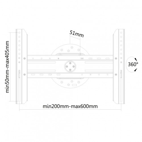 Newstar Supporto a parete per TV