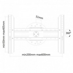Newstar Supporto a parete per TV