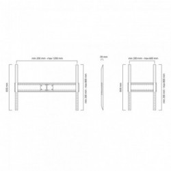 Newstar Supporto a parete per TV