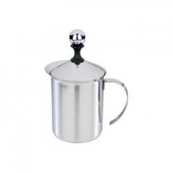 Eva 022114 - Cappuccinatore 3 tazze, 0,4 Litri, Acciaio Inox