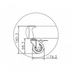 Multibrackets 4627 Supporto per display espositivi 2,03 m (80") Nero