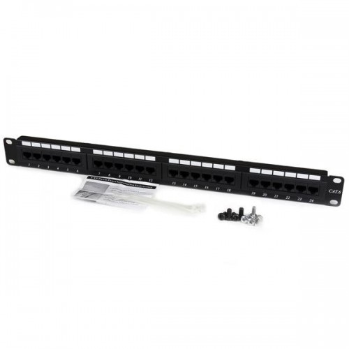 StarTech.com Patch Panel Cat 6 a 24 porte 1U -...