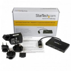 StarTech.com Adattatore Splitter MST Hub - DisplayPort a 4 porte DisplayPort