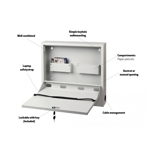 Multibrackets 0419 custodia di sicurezza per PC...