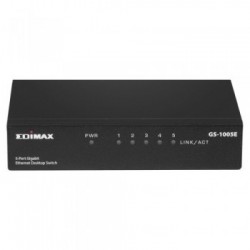 Edimax GS-1005E switch di rete Non gestito Gigabit Ethernet (10/100/1000) Nero